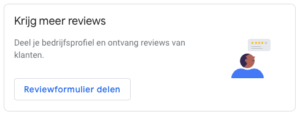 Review link aanmaken in Google Mijn Bedrijf